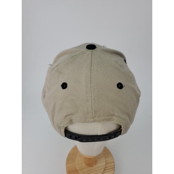 Binghamton Senators Hockey Stadium Giveaway Snapback Hat Cap Tan Blue Logo - Picture 5 of 9